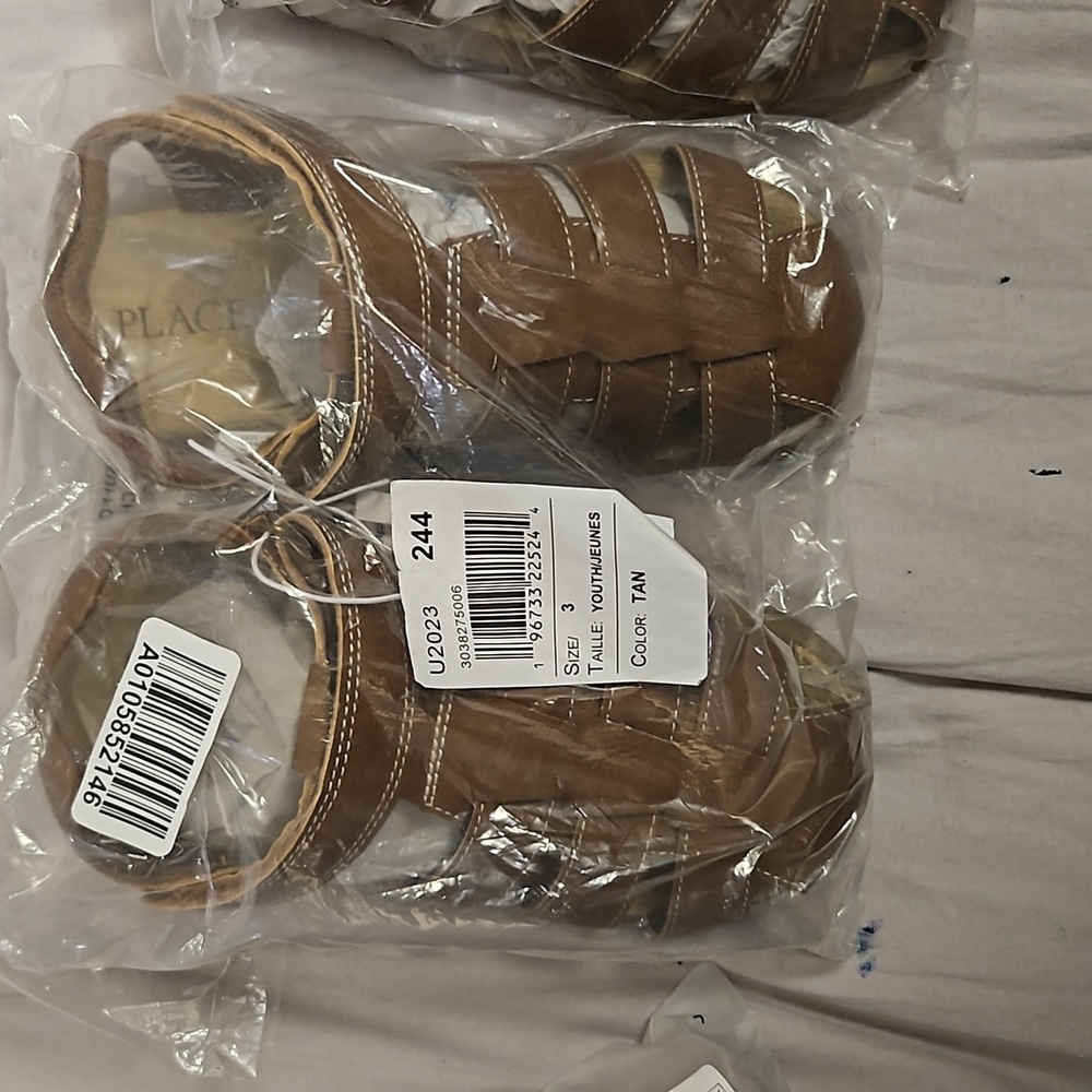 Sandals.